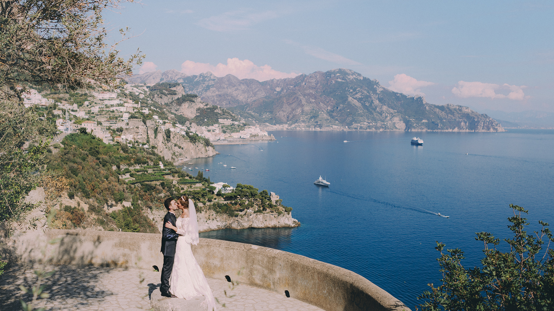 wedding photo in Amalfi Coast