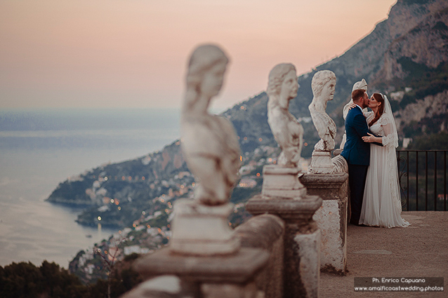 vila cimbrone wedding photo