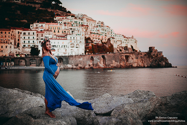 Amalfi pregnancy photograhy 