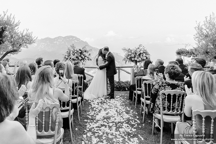 civil wedding ceremony in Ravello