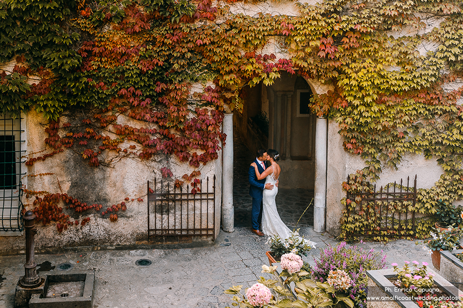 wedding photography in Villa Rufolo