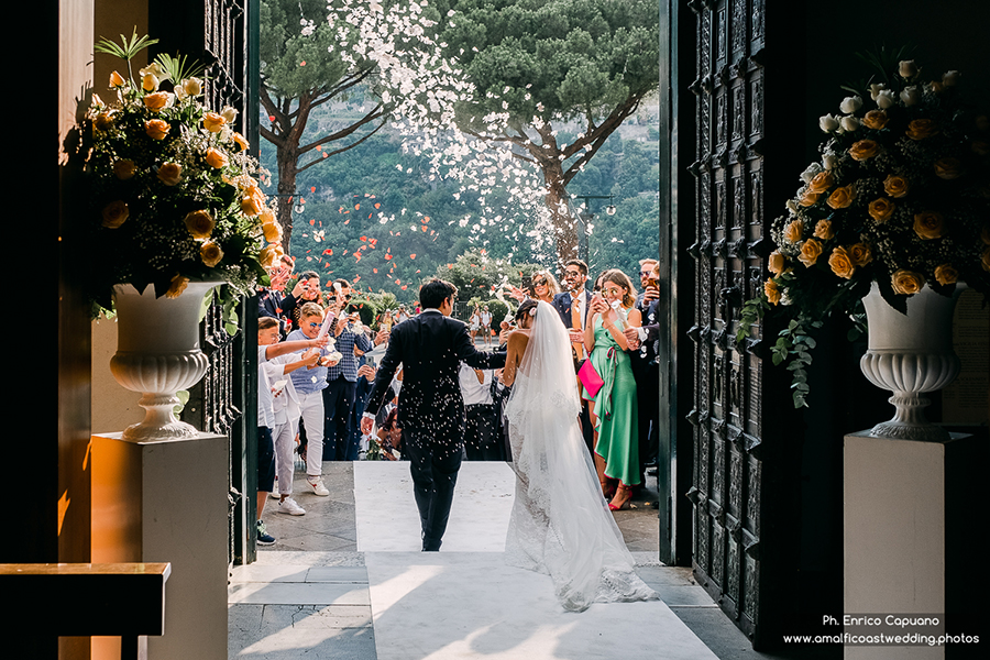 wedding in Ravello on the Amalfi Coast