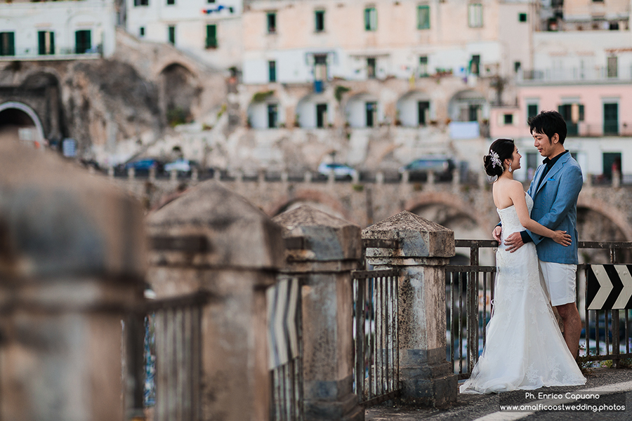 Wedding photos in Atrani, Amalfi Coast