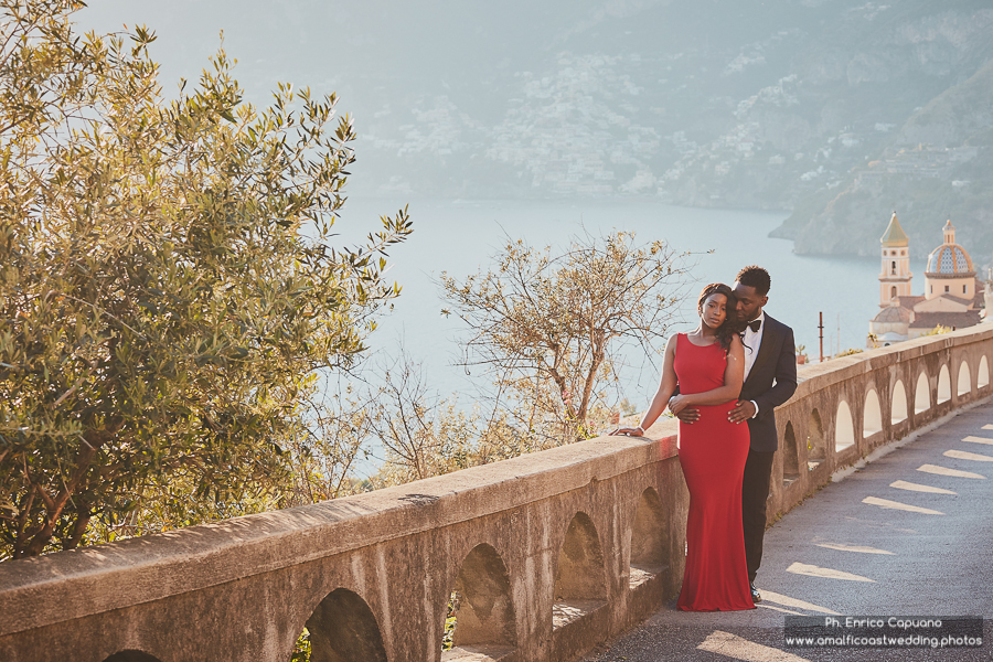 wedding photo in praiano