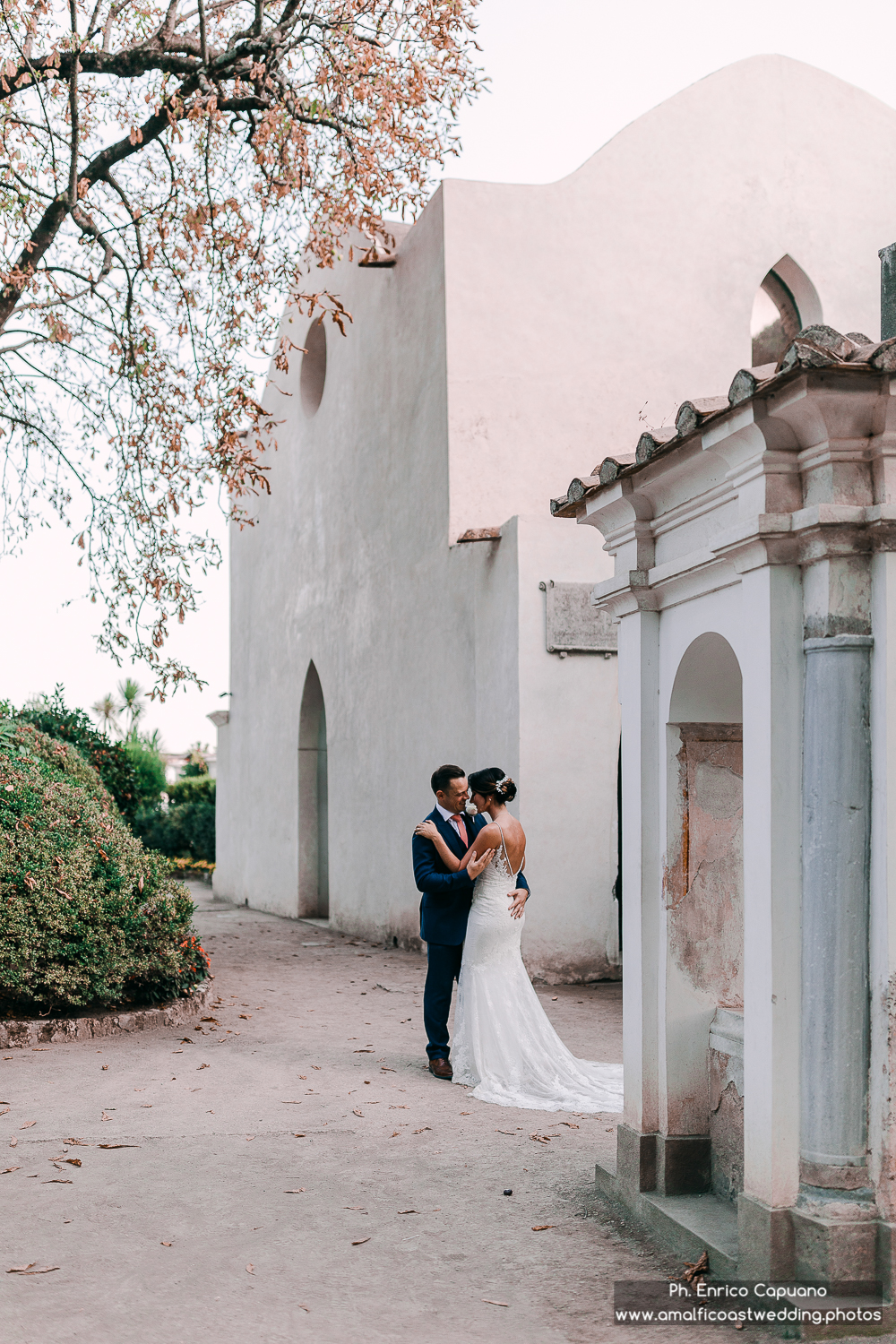 wedding photo in Villa Rufolo