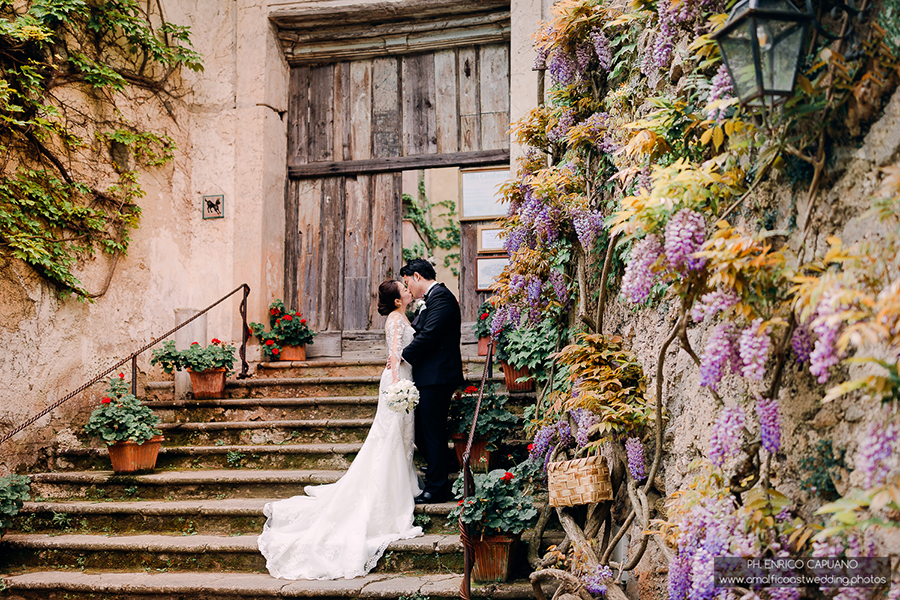 wedding at Villa Cimbrone