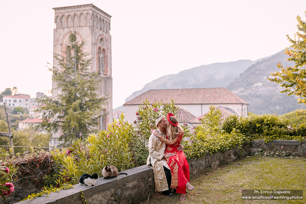 wedding photo in Amalfi Coast