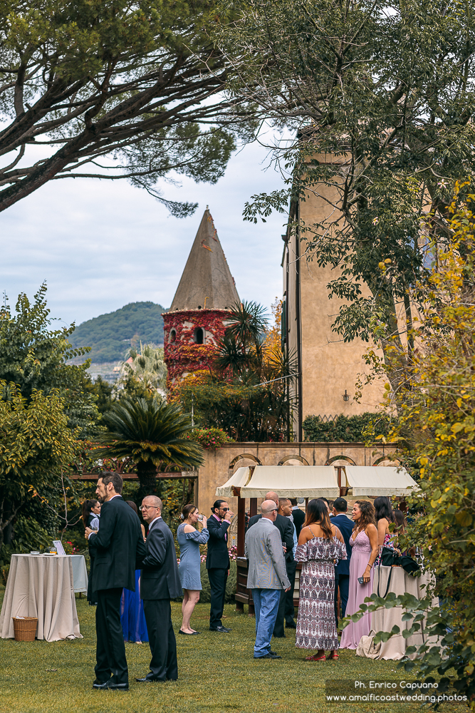wedding at Villa Cimbrone, Ravello