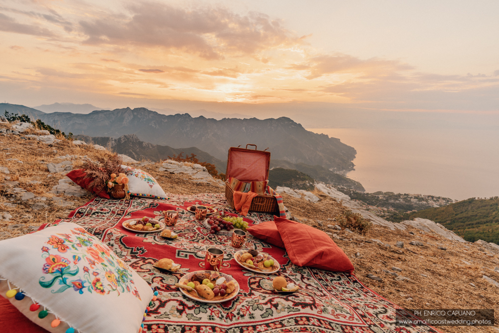 boho wedding on the Amalfi Coast