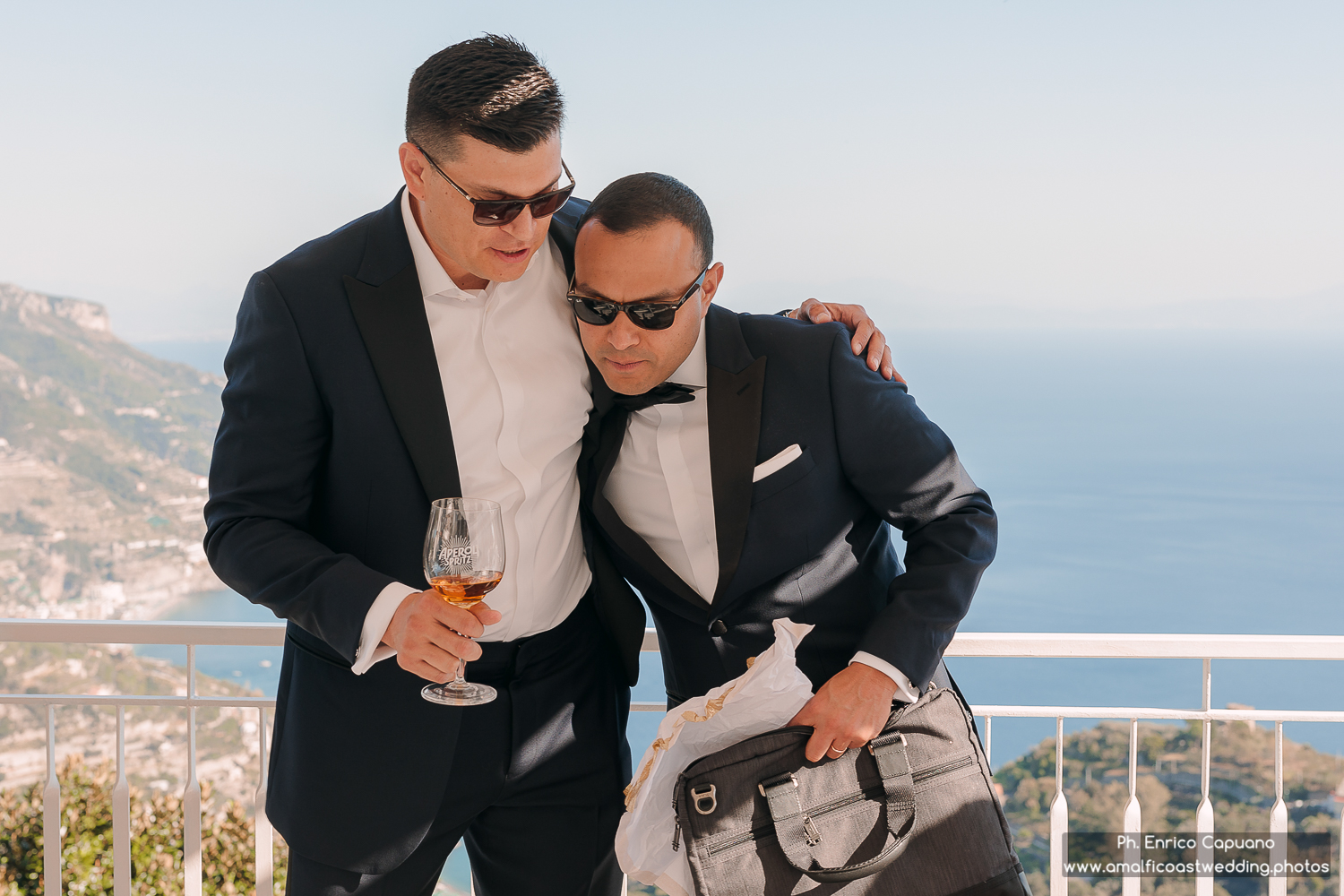 wedding photos on the Amalfi Coast