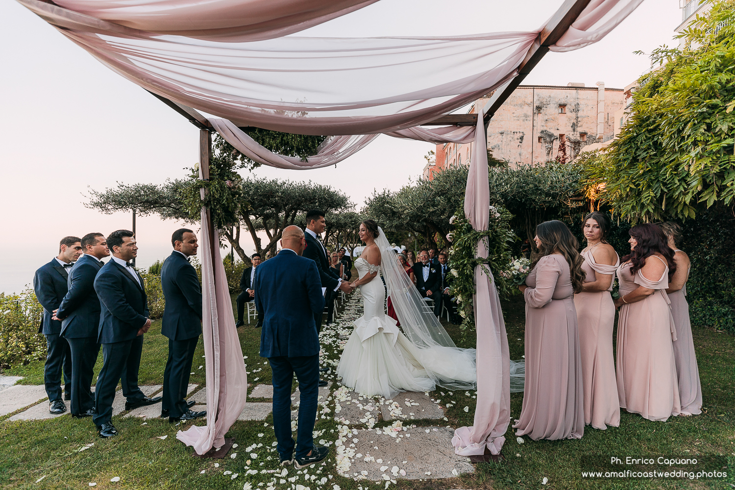 wedding in Ravello at Belmond Caruso