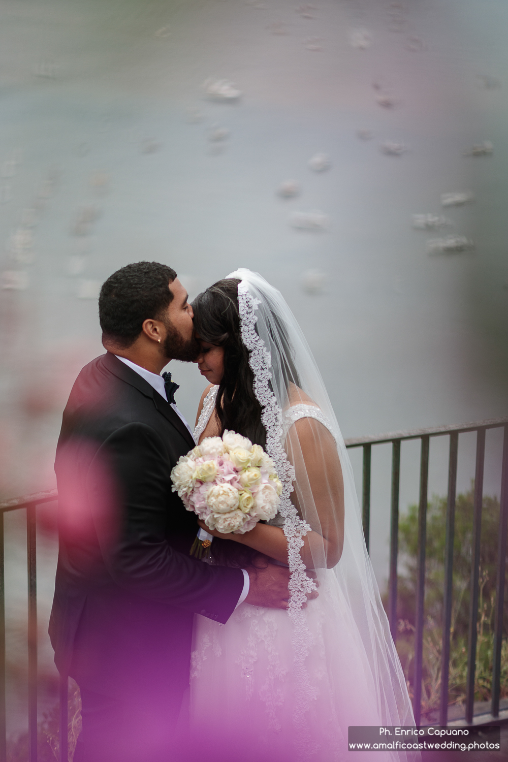 wedding photo on the Amalfi Coast