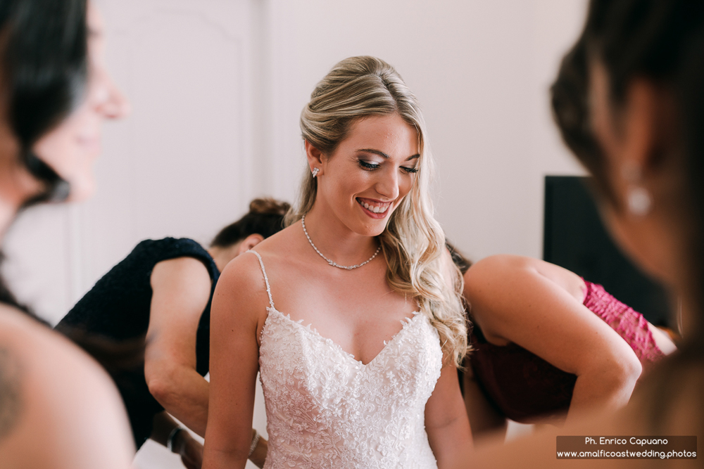 wedding reportage photo in Positano