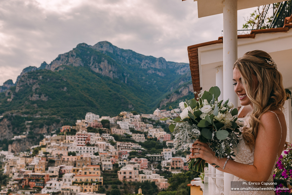 Wedding photo in Positano