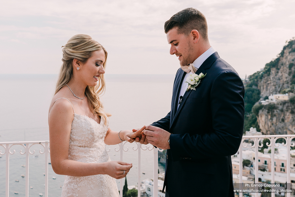 Wedding at town hall in Positano