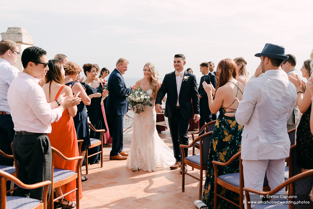 Amalfi Coast wedding ceremony photography