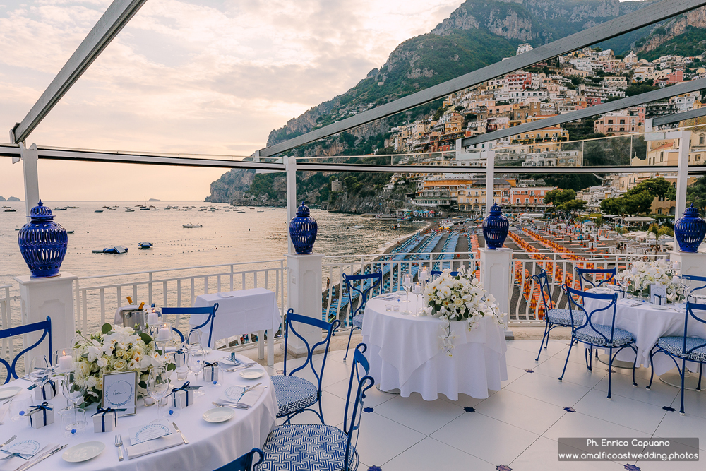 Wedding photographer at Rada Restaurant in Positano