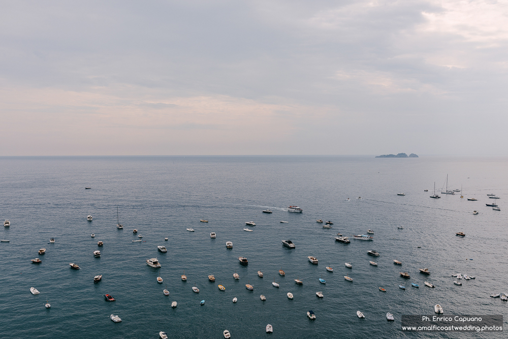 Amalfi coast landscape