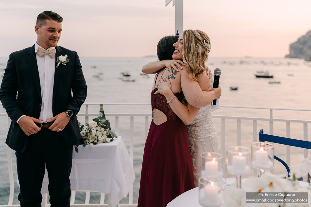 wedding photos at Rada in Positano