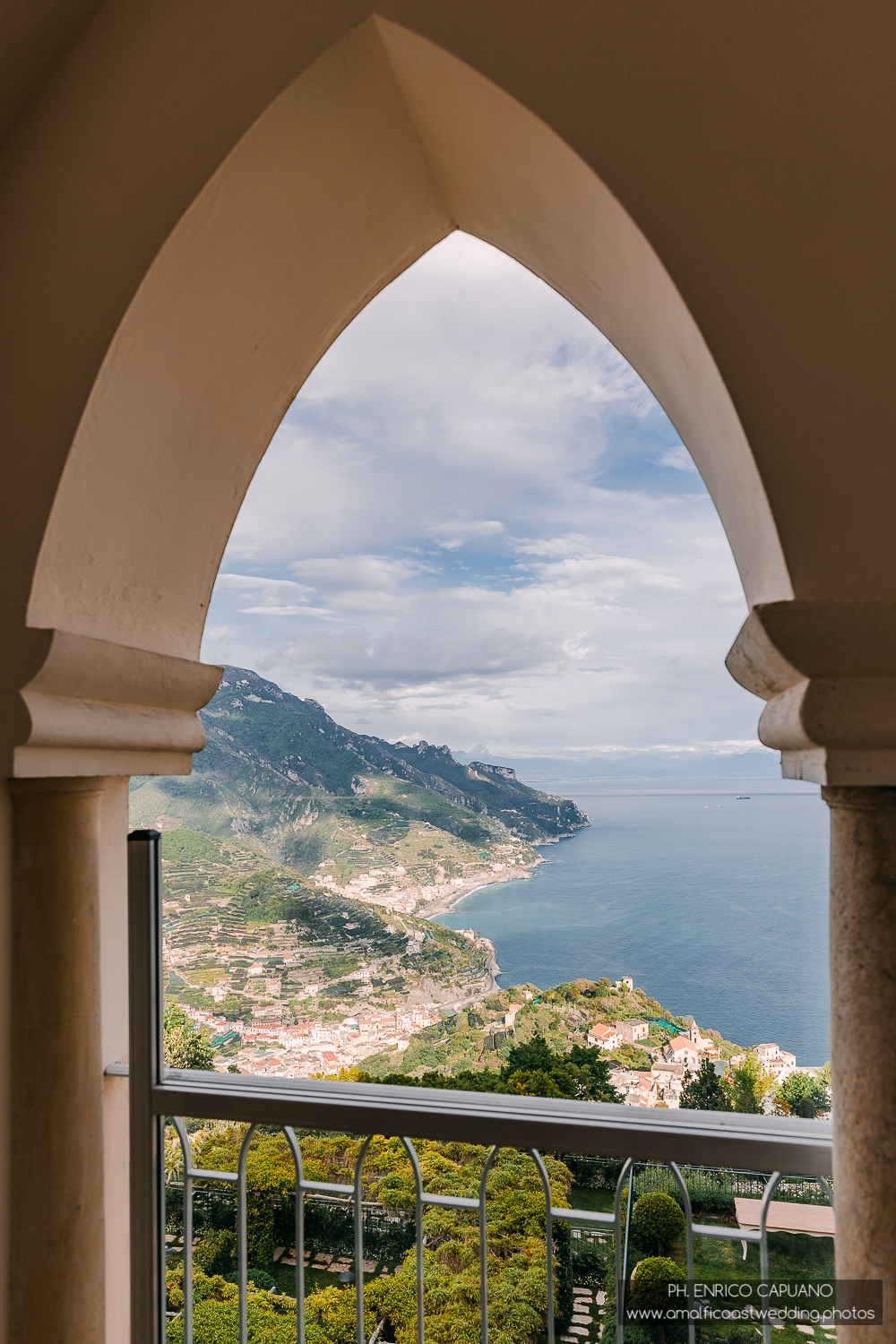 Hotel Belmond Caruso wedding location