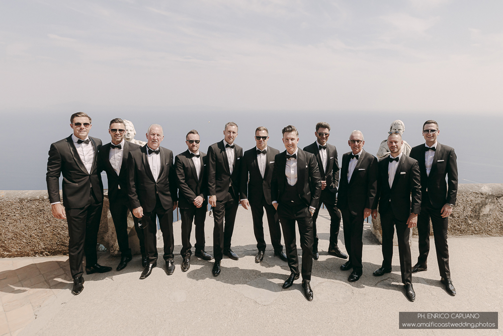 destination wedding photography Villa Cimbrone
