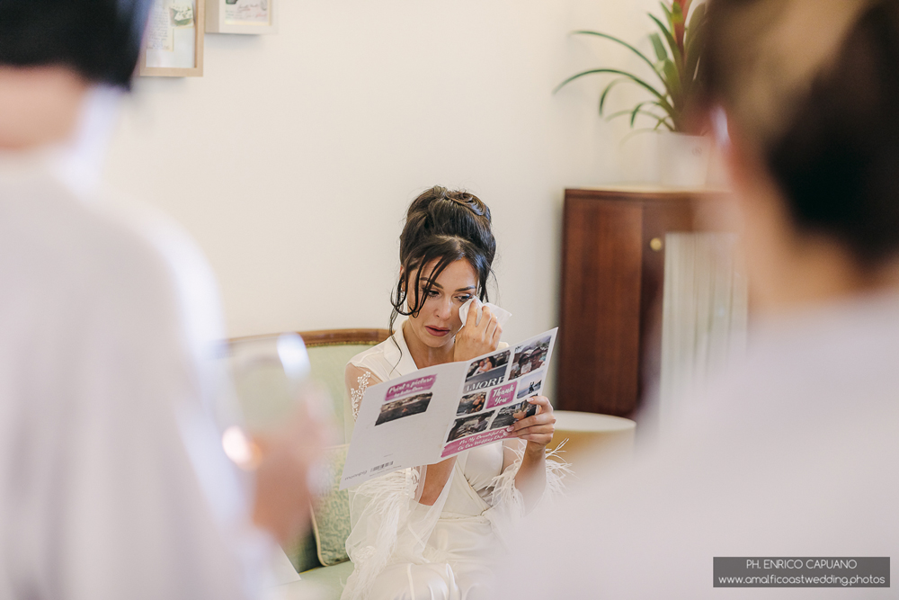 wedding photos at Hotel Belmond Caruso in Ravello