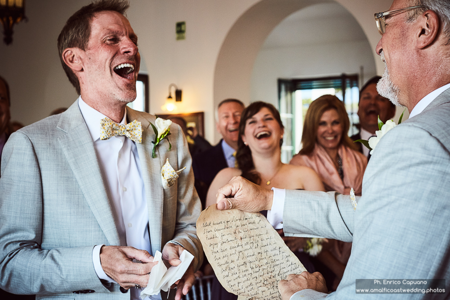 Scott And Patrick Wedding Day Same Sex Ceremony Amalfi Coast Photographer