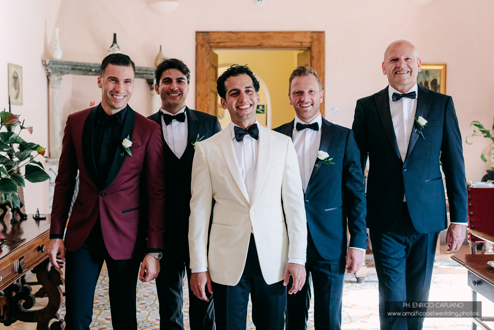 groom and groomsmen