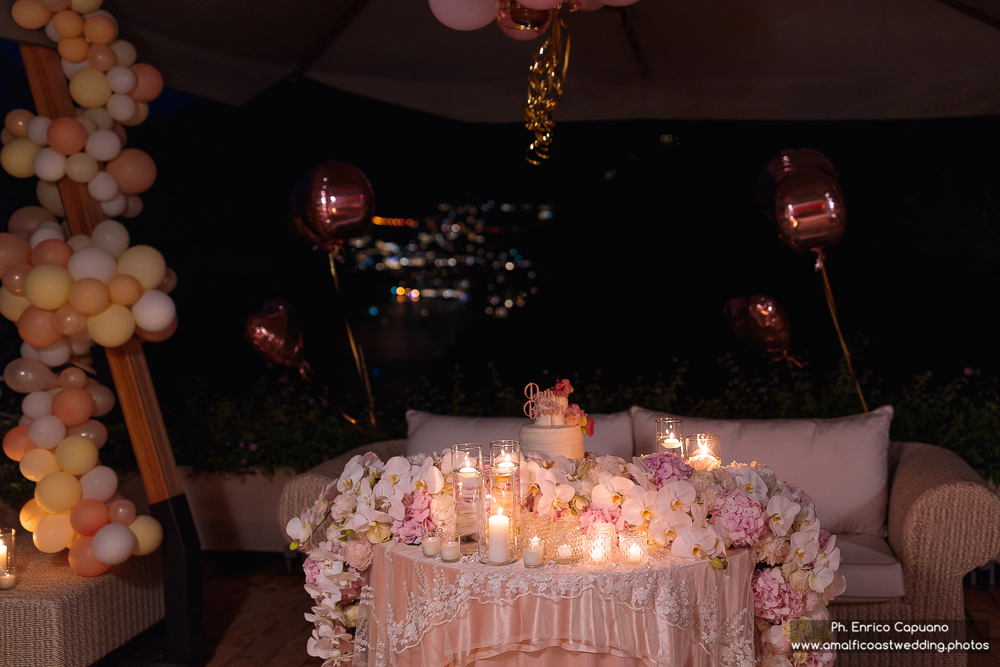 wedding party details