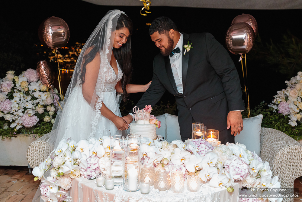 cutting of the cake